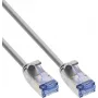 InLine® Slim Patch Cable, U/FTP PiMf, Cat.6A, Szary, 2 m