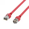 EFB Elektronik K2793.0,50 skrosowany kabel krosowy RJ45 Cat.5e SF/UTP, Hirose TM11, Draka UC300, 0,5 m, czerwony