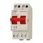 CNC EL240364 Modułowy przełącznik źródeł YCBZ-40, 2-biegunowy, 40 A, 1-0-2, montaż na szynę DIN