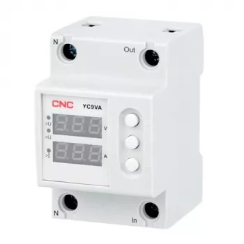 CNC EL240326 Przekaźnik monitorujący napięcie i prąd, 63A, 230V AC, szyna DIN