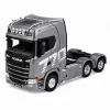 HUINA 32329 Scania 1:18 6-kanałowy ciągnik siodłowy RC szary srebrny