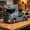 HUINA 32329 Scania 1:18 6-kanałowy ciągnik siodłowy RC szary srebrny