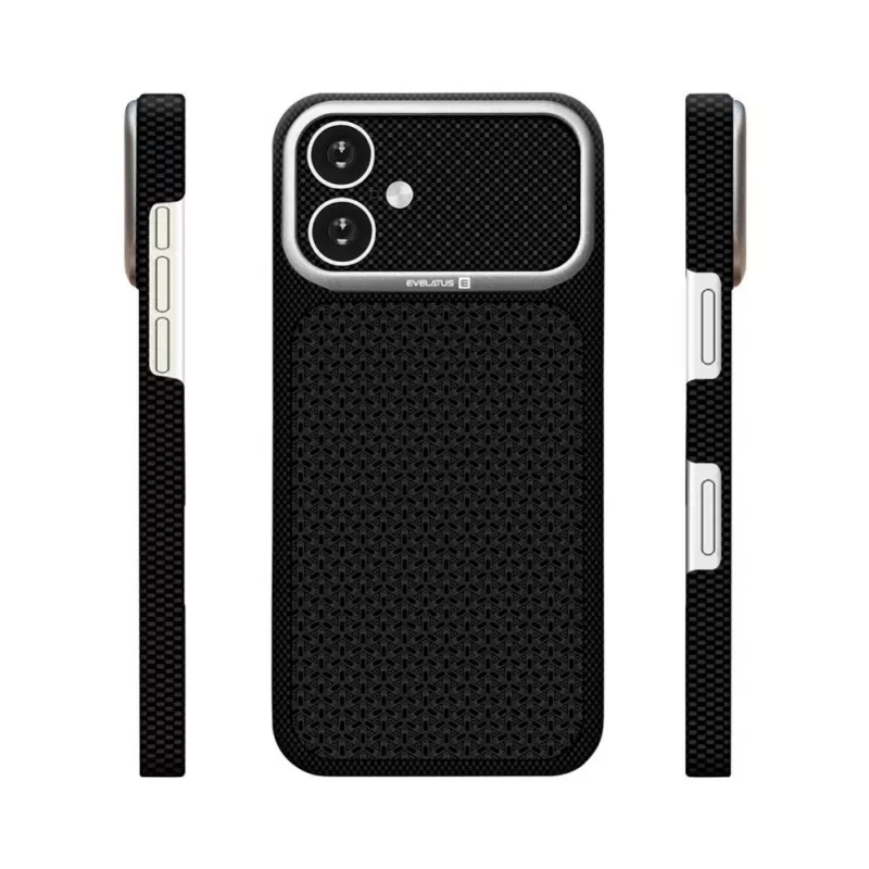Evelatus Apple iPhone 16 Carbon Premium Edition Etui MagSafe Czarny