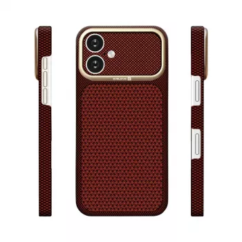 Evelatus Apple iPhone 17 Carbon Premium Edition Etui MagSafe Burgund