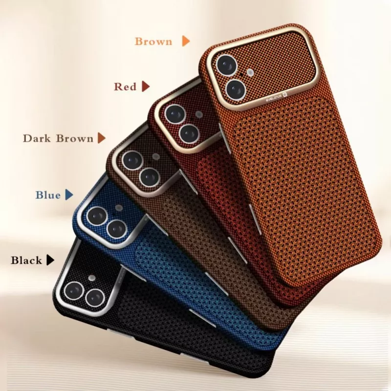 Evelatus Apple iPhone 17 Carbon Premium Edition Etui MagSafe Burgund
