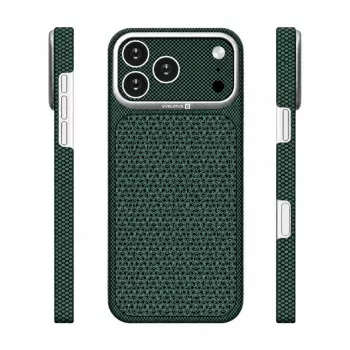 Evelatus Apple iPhone 17 Pro Max Carbon Premium Edition MagSafe etui Zielony