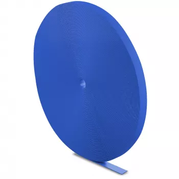 LABEL THE CABLE LTC PRO Taśma zwijana, dwustronny rzep, 25 m niebieska