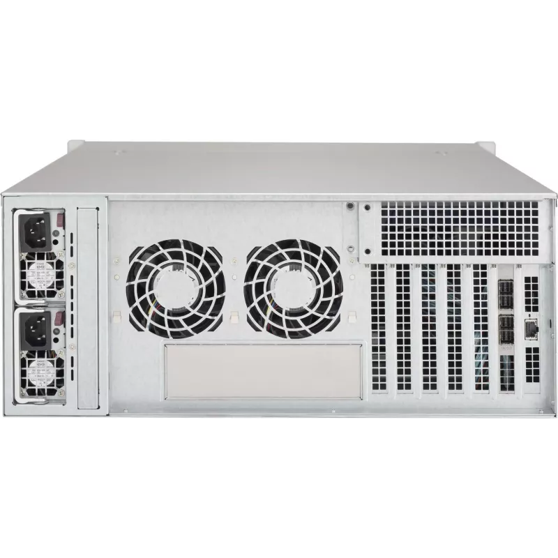 Supermicro SuperChassis 4U CSE-846BE1C-R609JBOD 24-zatokowa obudowa JBOD z gorącą wymianą SAS3/SATA3 i redundantnymi zasilaczami 600W Platinum