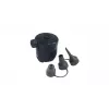 Outwell 651062 Elektryczna pompka powietrza - 12V DC / 230V AC, pompowanie i opróżnianie, 3 uniwersalne końcówki, czarna