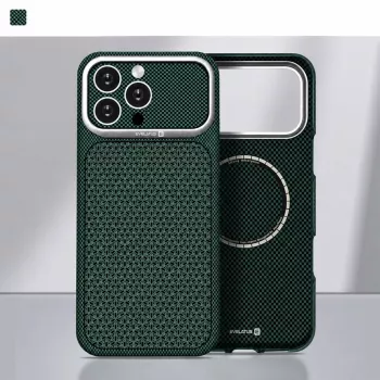 Evelatus Apple iPhone 17 Pro Carbon Premium Edition MagSafe Etui Zielony