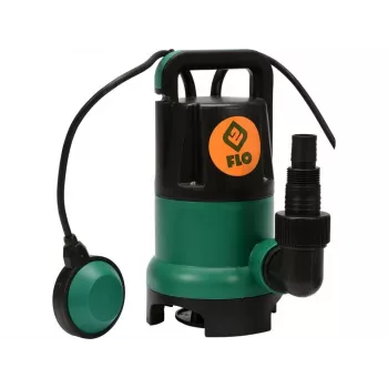 TOYA Flo 79771 Pompa zatapialna do wody czystej i brudnej 400 W, 7500 l/h, wysokość podnoszenia 5 m, IPX8, przewód 10 m