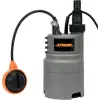 STHOR Pompa do brudnej wody 400W 79781 - Zanurzeniowa, 7500 l/h, wysokość podnoszenia 5m, pływak, kabel 10m