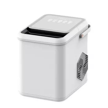 Kostkarka do lodu Maestro MR-821 10-12 kg/24h, zbiornik 2,2 l, lód typu bullet, sterowanie elektroniczne, przezroczysta pokrywa