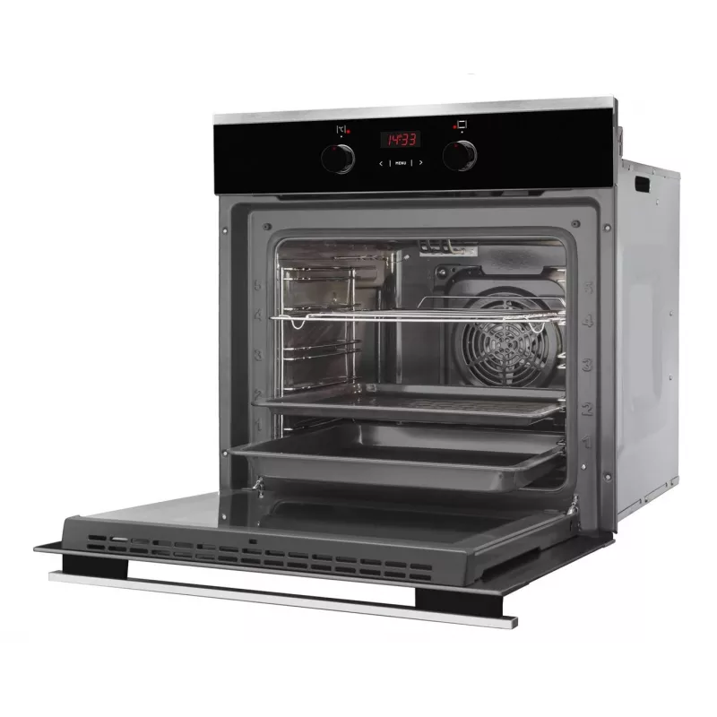 Amica EB6521 FUSION Elektryczny piekarnik do zabudowy 65L Klasa energetyczna A Czarny/Stal nierdzewna