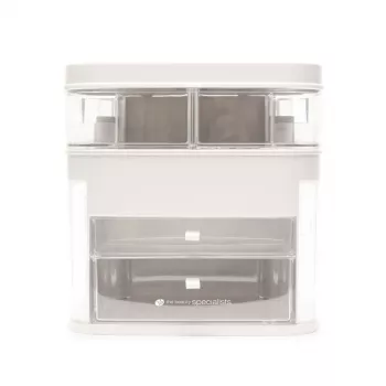 Rio CSSM-EU/1,2 Beauty Box Pudełko kosmetyczne z wysuwanymi szufladkami i zamkiem na klucz
