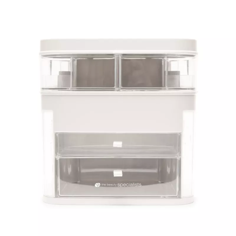 Rio CSSM-EU/1,2 Beauty Box Pudełko kosmetyczne z wysuwanymi szufladkami i zamkiem na klucz