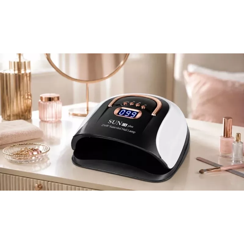 EXTRALINK Stay Beauty C4 UV LED Lampa do paznokci 256W do żeli hybrydowych