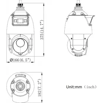 Hikvision DS-2SE4C425MWG-E/14(F0) 4 MP 25x Sieciowa kamera PTZ z AcuSense