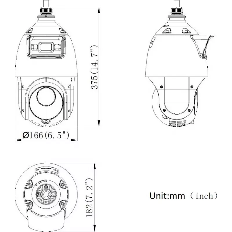 Hikvision DS-2SE4C425MWG-E/14(F0) 4 MP 25x Sieciowa kamera PTZ z AcuSense