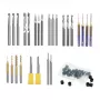 MAKERA Carvera Essential Extended Zestaw frezów routerowych (52 szt.) – lite węglikowe frezy CNC, trzpienie 1/8 inch i 1/4 inch, różne typy do drewna, tworzyw sztucznych, aluminium, PCB