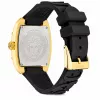 Zegarek damski Versace V-Chrono Swiss Quartz Chronograph 45mm czarna tarcza, skórzany pasek VE8K00624