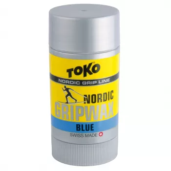 Toko Carbon GripWax Blue 25g - PFC-Free Wosk do biegu na zimny śnieg (-7°C do -2°C)