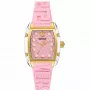 Damski zegarek Versace V-Circle Swiss Quartz VE8K00224 - koperta ze stali nierdzewnej 38 mm, czarna tarcza, czarny skórzany pasek