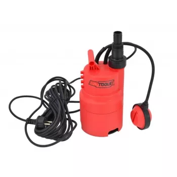 AWTOOLS AW85000 Pompa zatapialna do brudnej wody 750W 12500L/h 8m podnoszenia z pływakiem i multi-adapterem