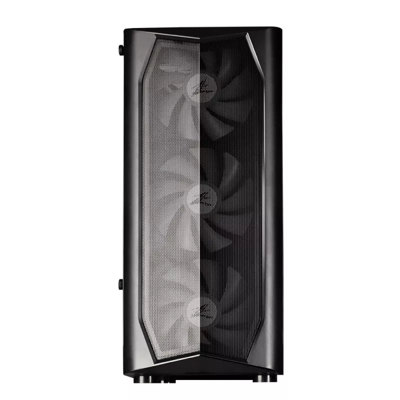 Zalman N4 Rev.1 Mid-Tower ATX Case z 6 wentylatorami ARGB, hartowane szkło, czarny
