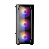 Zalman N4 Rev.1 Mid-Tower ATX Case z 6 wentylatorami ARGB, hartowane szkło, czarny