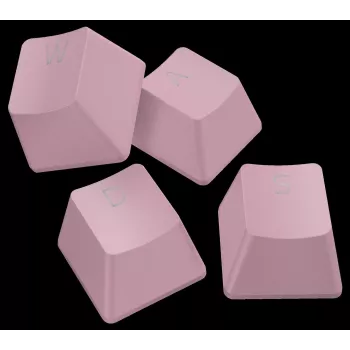Zestaw klawiszy Razer PBT - róż kwarcowy (120 klawiszy, doubleshot, profil OEM)