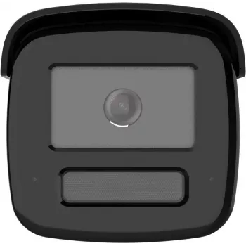 Hikvision DS-2CD2T123G2-LIS2UY/SL(2.8mm)BLACK 2MP ColorVu AcuSense Stała Kamera Bullet IP z Dwukierunkowym Audio i Lampą Stroboskopową