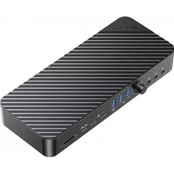 ORICO DKA22-V1-EU-BK-EP USB-C 10Gbps DisplayLink Docking Station z 4x 4K@60Hz i 60W Power Delivery