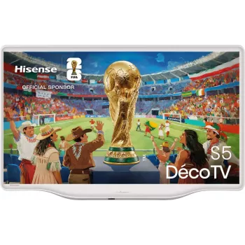 Hisense 43S5DQ 43-calowy telewizor Smart TV 4K UHD DLED z VIDAA U6, Dolby Vision, HDR10, DTS Virtual:X, trybem gry, sterowaniem głosowym, 3 HDMI, 2 USB, Wi-Fi, Bluetooth