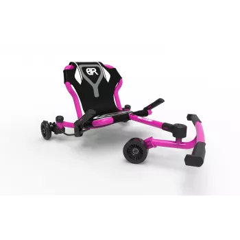 EzyRoller Drifter X gokart driftingowy napędzany nogami, 4–12 lat, różowy