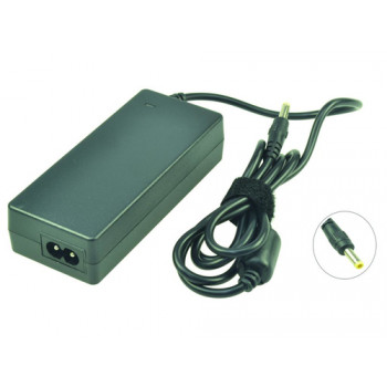 2-power 2P-01FR054 - Zasilacz do laptopa - do użytku wewnątrz - 100 - 240 V - 19 V - zabezpieczenie nadprądowe - zabezpieczenie przeciwprzepięciowe - zabezpieczenie przed zwarciem - czarny