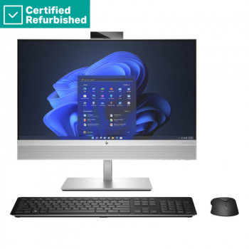 ODNOWIONY SREBRNY HP Elite 840 G9 AIO All-in-One 24 - i5-12500, 16GB, 1TB SSD, 23,8 FHD Non-Touch AG, regulowana wysokość, Win 11 Pro, 1 rok