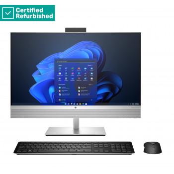 ODNOWIONY SREBRNY HP Elite 870 G9 AIO All-In-One 27 - i7-14700, 32GB, 1TB SSD, 27 FHD Non-Touch AG, FPR, regulacja wysokości, mysz USB, Win 11 Pro, 1 rok (99A42ETR#AB8)