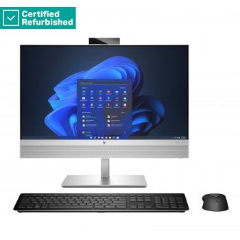 ODNOWIONY SREBRNY HP Elite 840 G9 AIO All-In-One 24 - i5-14600, 8GB, 256GB SSD, 23,8 FHD Non-Touch AG, regulowana wysokość, Win 11 Pro, 1 rok