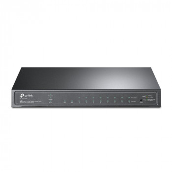 TP-LINK JetStream TL-SG2210P V3 - Przełącznik - Smart - 8 x 10/100/1000 + 2 x SFP - Desktop - PoE (58 W)