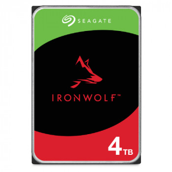 Zestaw SEAGATE NAS HDD 4x4TB IronWolf 5400rpm 6Gb/s SATA 256MB cache 3,5 cala 24x7 CMR do NAS i systemów rackmount RAID BLK