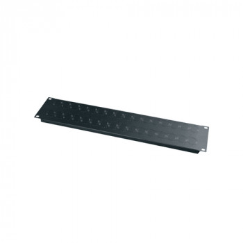 Vaddio Middle Atlantic - Panel zaślepiający do złącz - czarne malowanie proszkowe - 2U - 48,3 cm (19 inch)