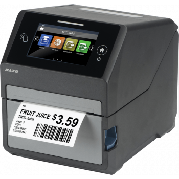 SATO CT412LX TT305 - USB&LAN - EU/UK - Termotransfer bezpośredni/termotransfer - Drukarka POS - 305 x 305 DPI - 6 ips - 0,08 - 0,19 mm - 12,8 cm