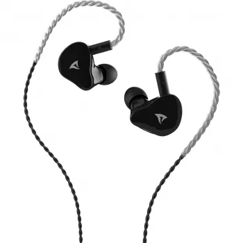 Sharkoon Stealthbite IEM douszny zestaw słuchawkowy gamingowy z odłączanym mikrofonem wysięgnikowym, USB-C/USB-A/3,5 mm, czarny