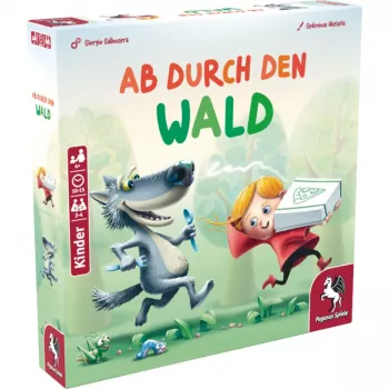 PEGASUS Ab durch den Wald - Leśna gra przygodowa karciana dla 2-4 graczy, od 8 lat