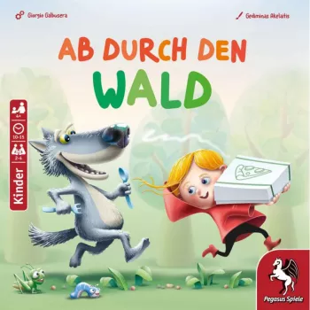 PEGASUS Ab durch den Wald - Leśna gra przygodowa karciana dla 2-4 graczy, od 8 lat