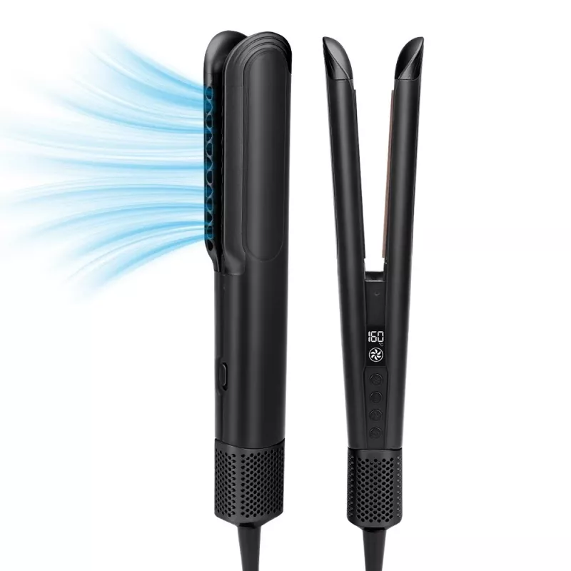 StayBeauty by Extralink M-17936F Stylizator na mokre i suche włosy z funkcją suszenia, 1200W, czarno-różowy