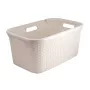 Kosz na pranie CURVER Style 45L 59,2x38x27cm Kremowy