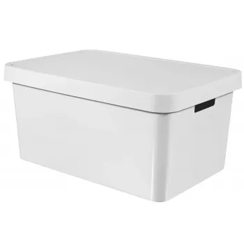 CURVER Infinity Recycled 45L Pudełko do przechowywania 56x39x27cm Białe