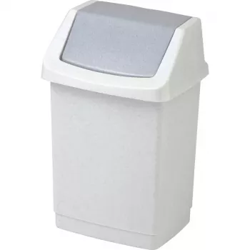 Kosz na śmieci z pedałem CURVER Click-it 50L, szary, 38,5 x 33,5 x 63,5 cm